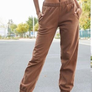 brandy brown rosa sweatpants